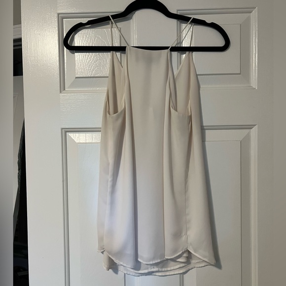 Loft White Buttoned Tank - Picture 3 of 3